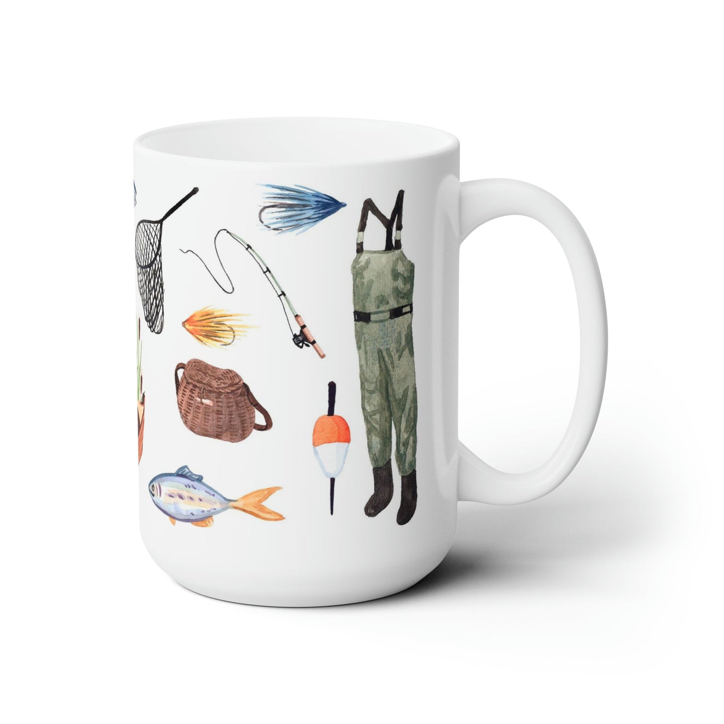 Gone Fishing Ceramic Mug