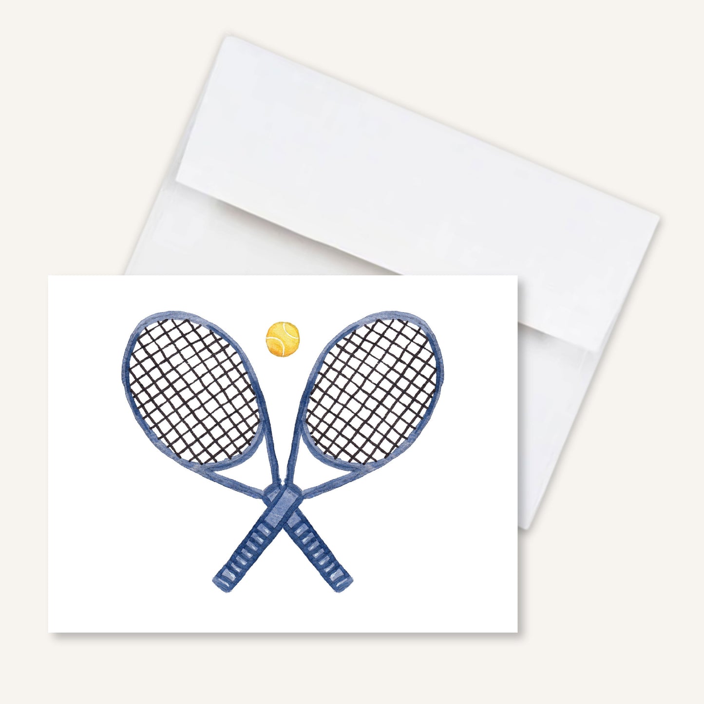 Tennis, Anyone? Folded Notecards