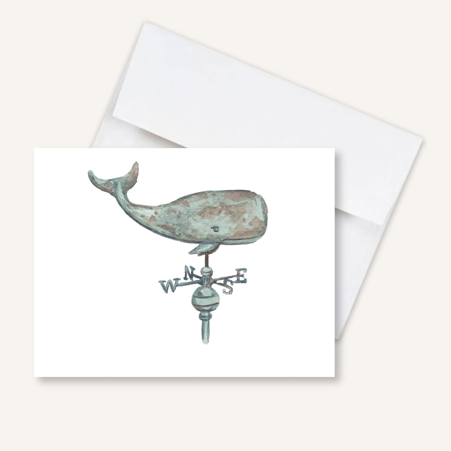 Windy Whale Folded Notecards
