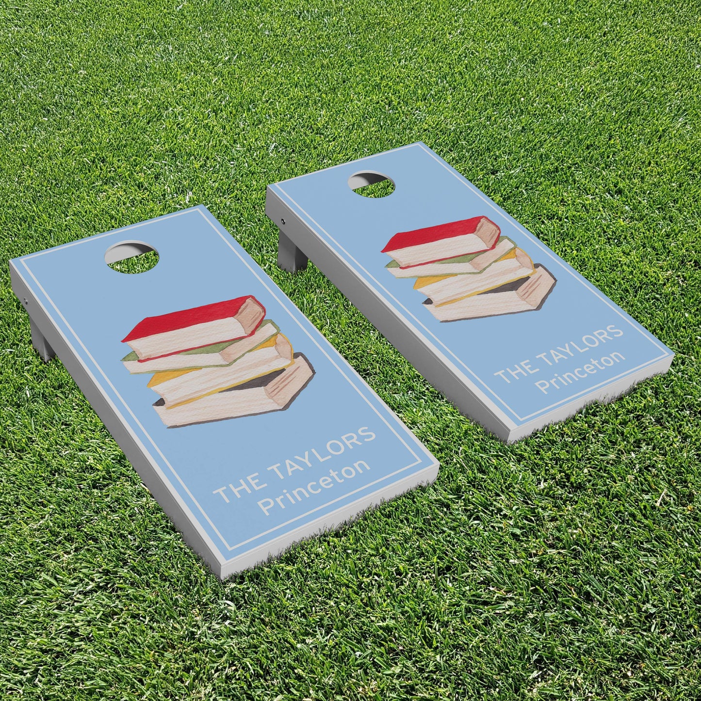 Luxury Personalized All Booked Up Cornhole Boards - A Perfect Gift!