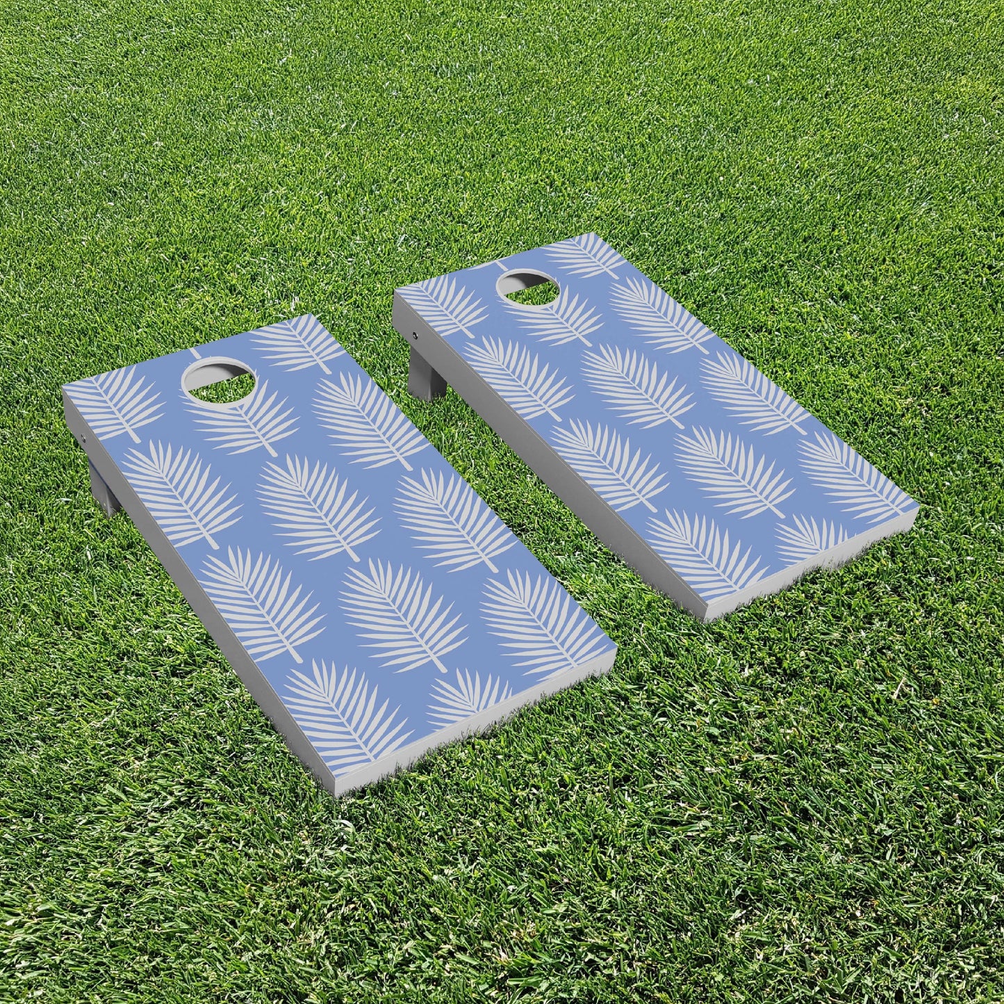 Luxury Personalized Cabbage Bay Palm Fronds Eco-Friendly Cornhole Boards - A Perfect Gift!
