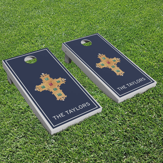 Luxury Personalized The Cross Eco-Friendly Cornhole Boards - A Perfect Gift!