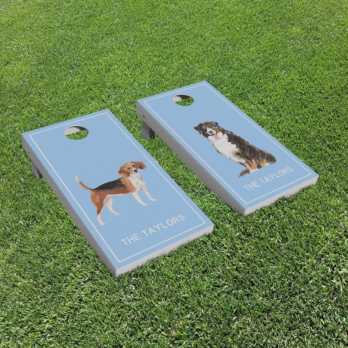 Luxury Personalized Dog Friends Cornhole Boards - A Perfect Gift For The Dog Lover, Many Breeds Available!
