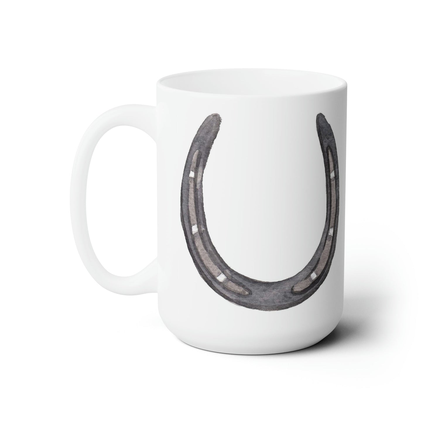 Feeling Lucky Horseshoe Ceramic Mug