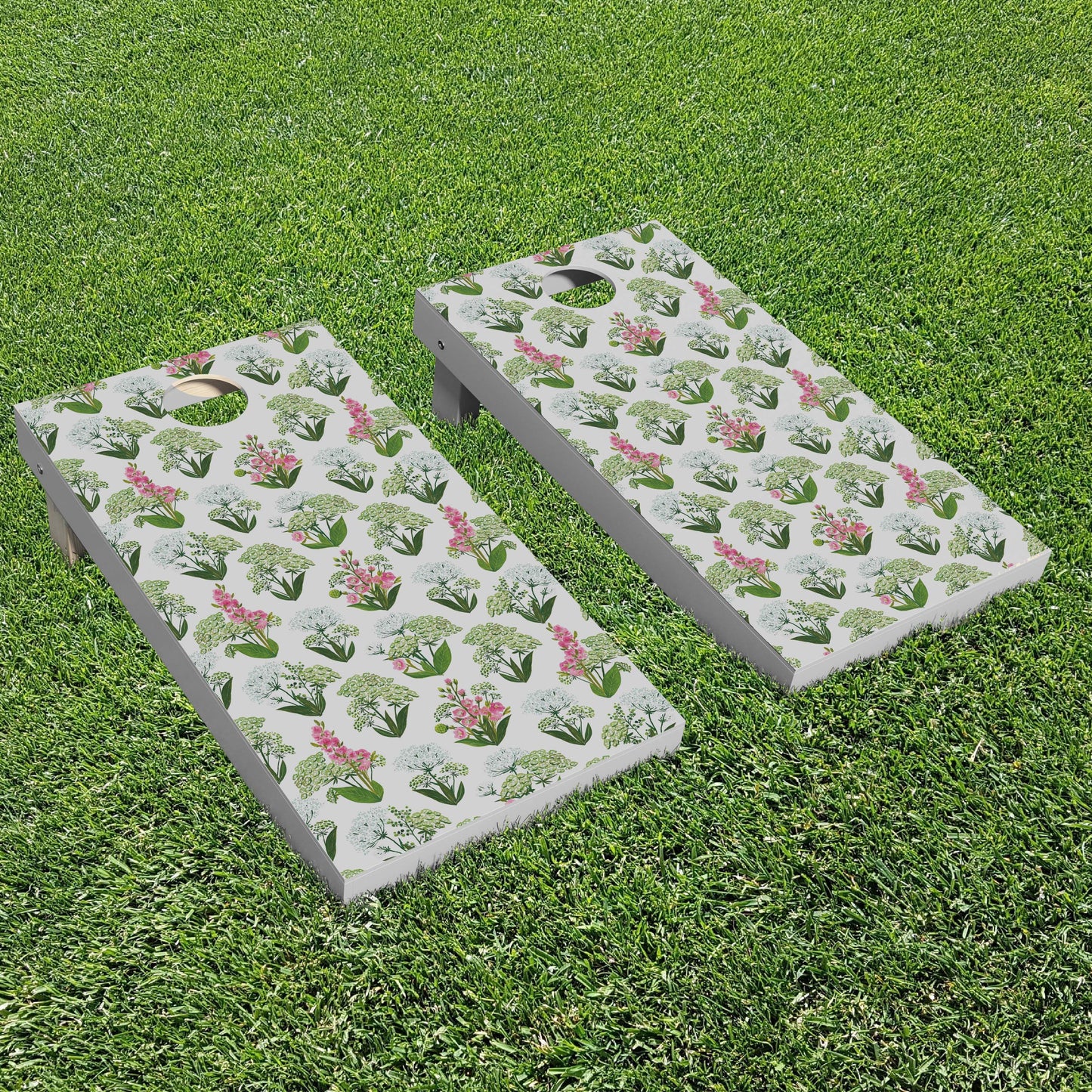 Luxury Personalized Flower Power Eco-Friendly Cornhole Boards - A Perfect Gift!