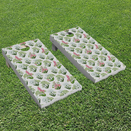 Luxury Personalized Flower Power Eco-Friendly Cornhole Boards - A Perfect Gift!