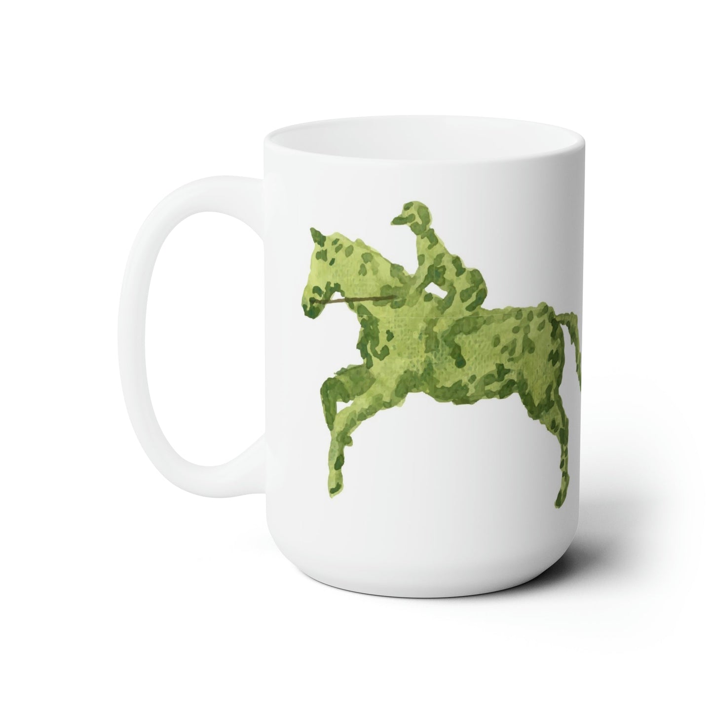 Topiary Horse Ceramic Mug