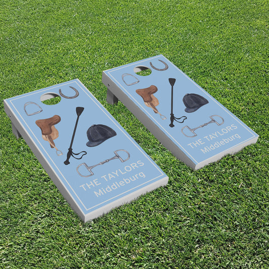 Luxury Personalized Horsing Around Eco-Friendly Cornhole Boards - A Perfect Gift!