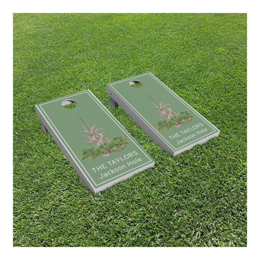 Luxury Personalized Lodge Life Eco-Friendly Cornhole Boards - A Perfect Gift!