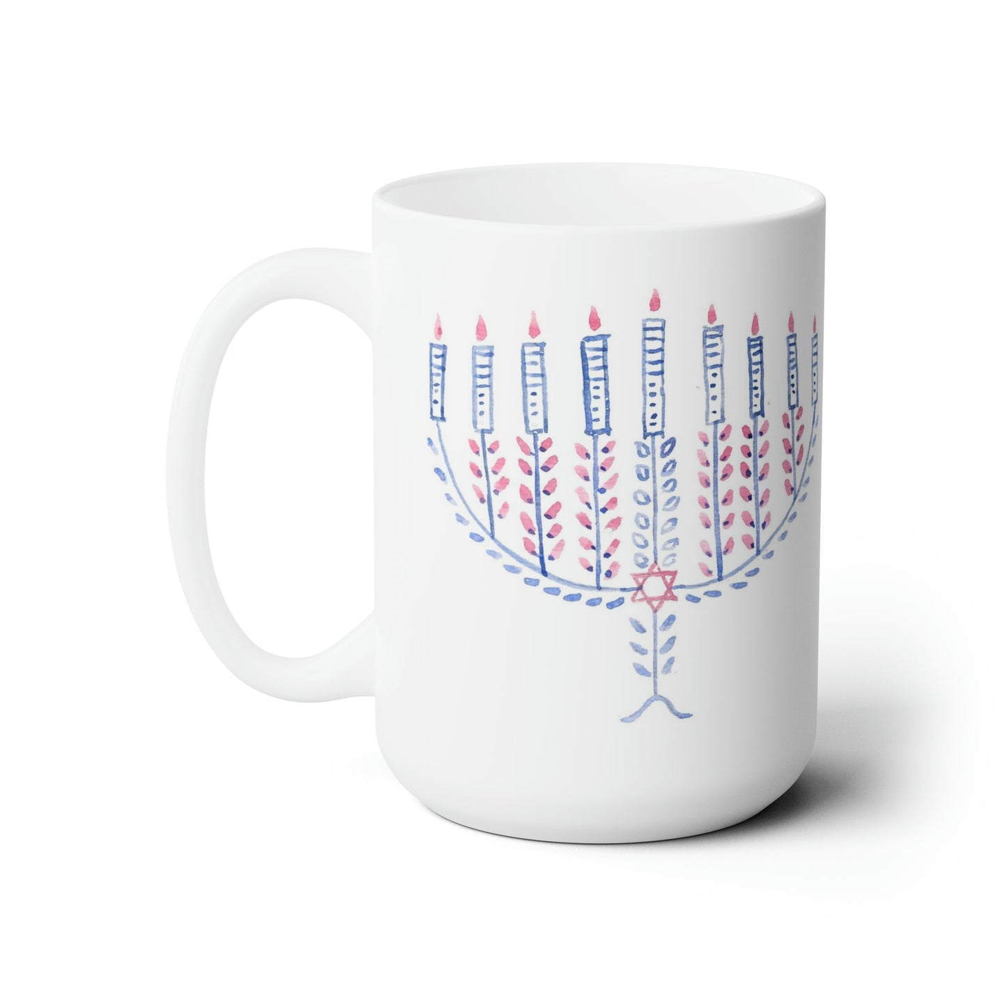 Hanukkah Menorah Ceramic Mug