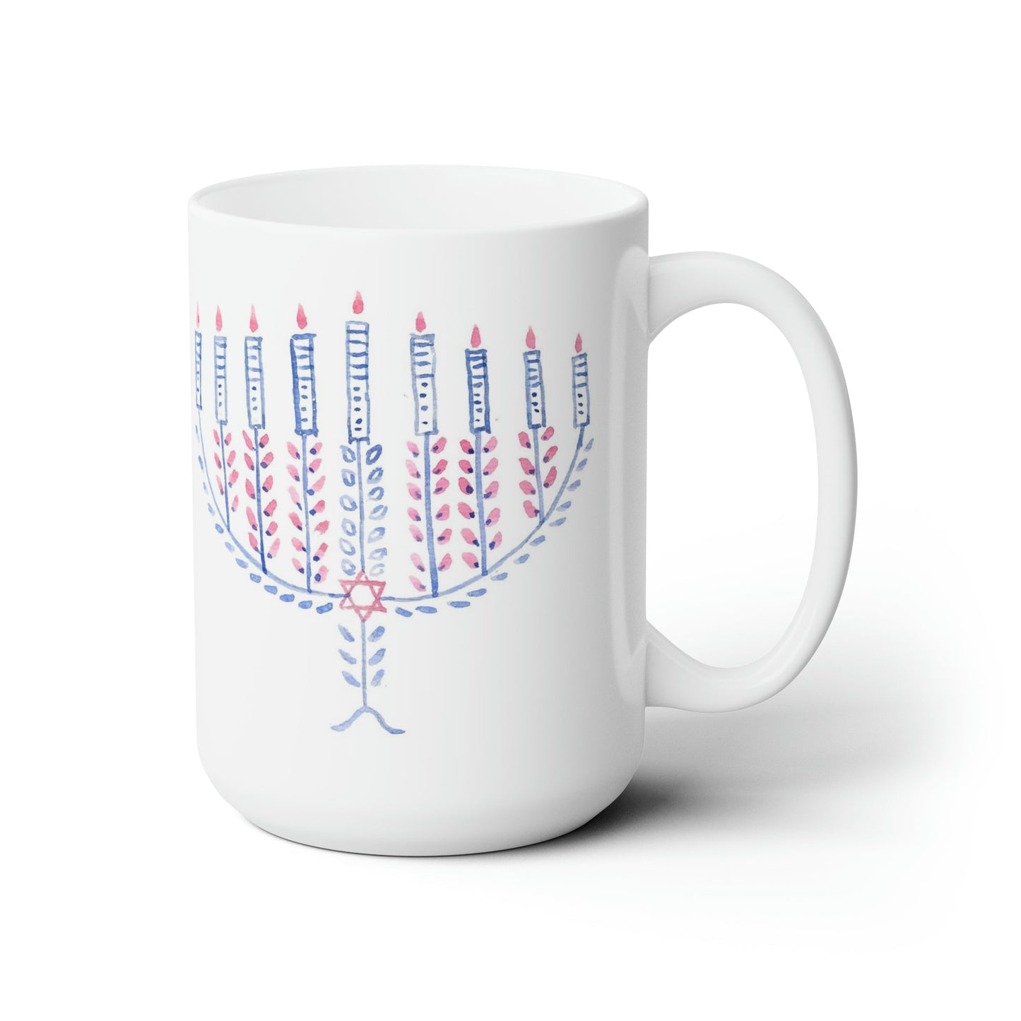 Hanukkah Menorah Ceramic Mug