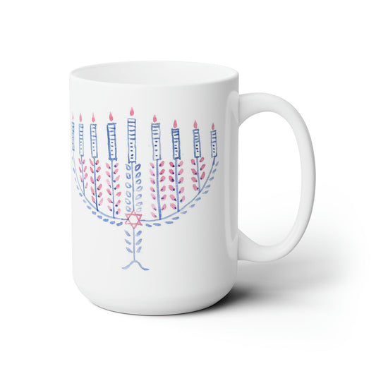 Hanukkah Menorah Ceramic Mug