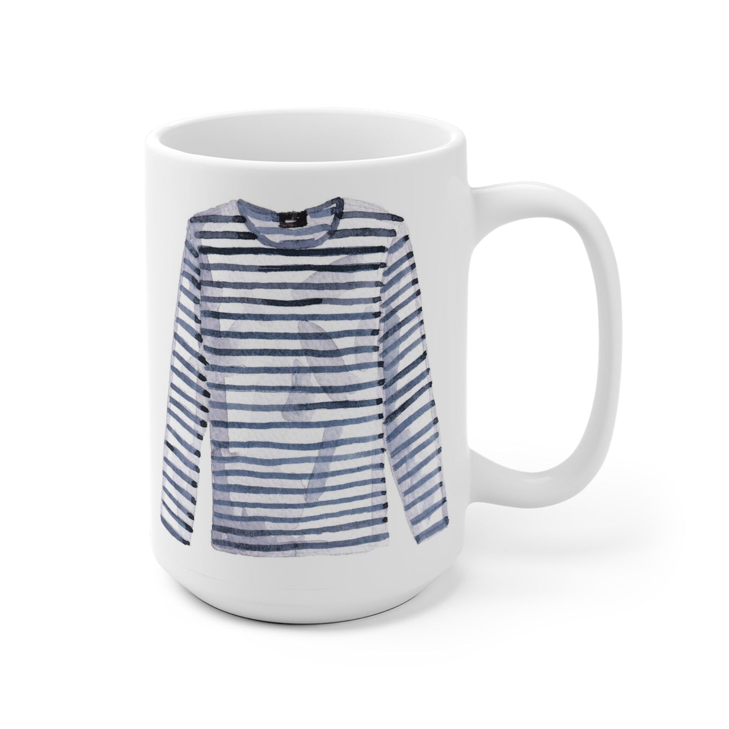 Breton Shirt Ceramic Mug