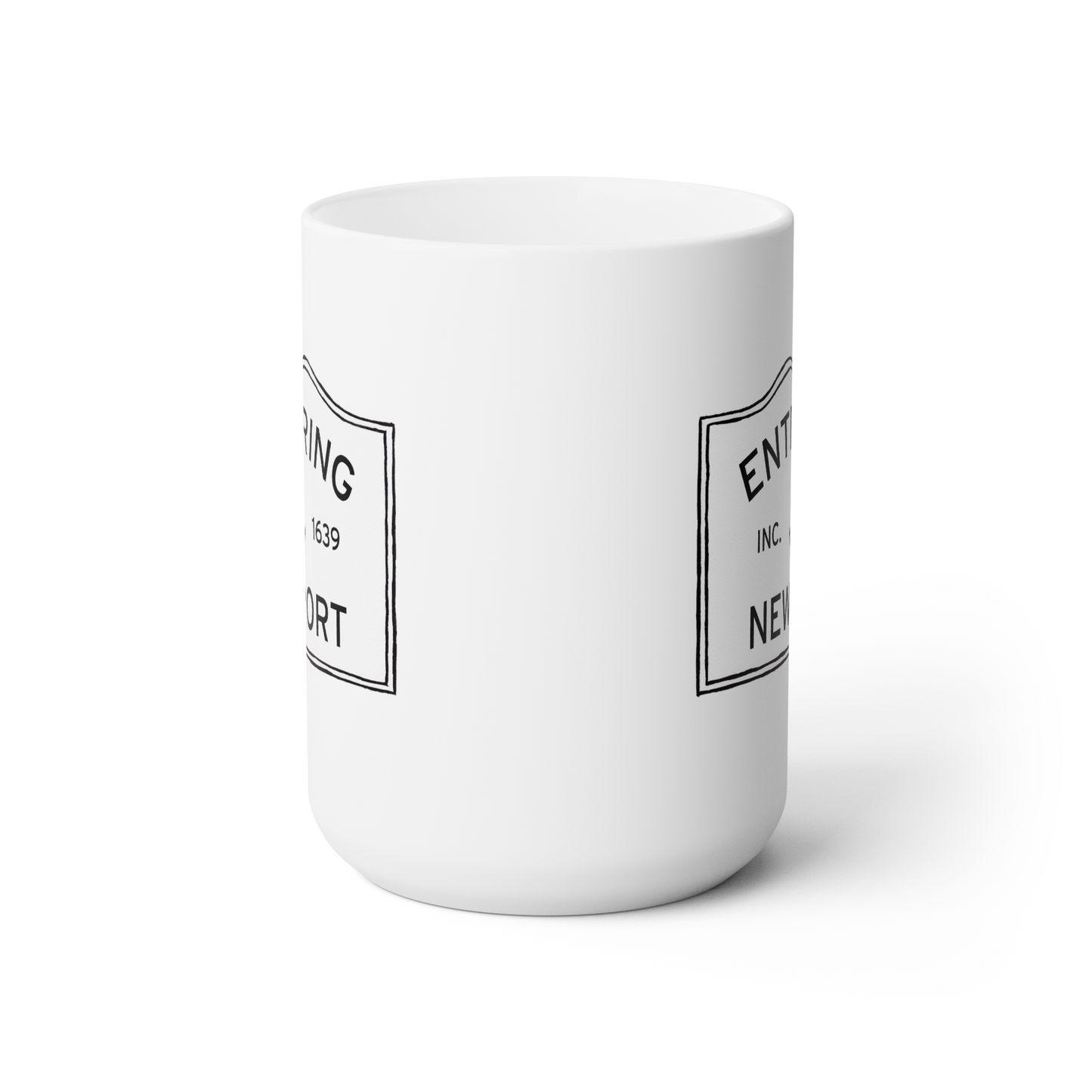 Entering Your Hometown Custom Ceramic Mug