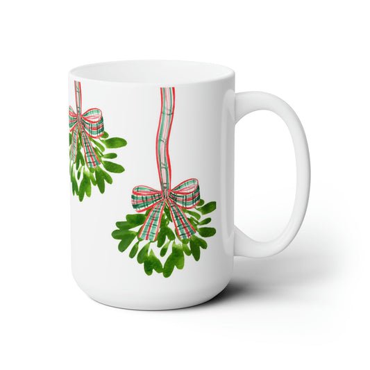 Kiss Kiss Christmas Ceramic Mug