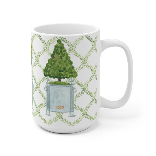 Tetbury Topiary Ceramic Mug