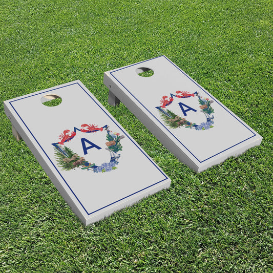 Luxury Personalized New England Medley Cornhole Boards - A Perfect Gift!