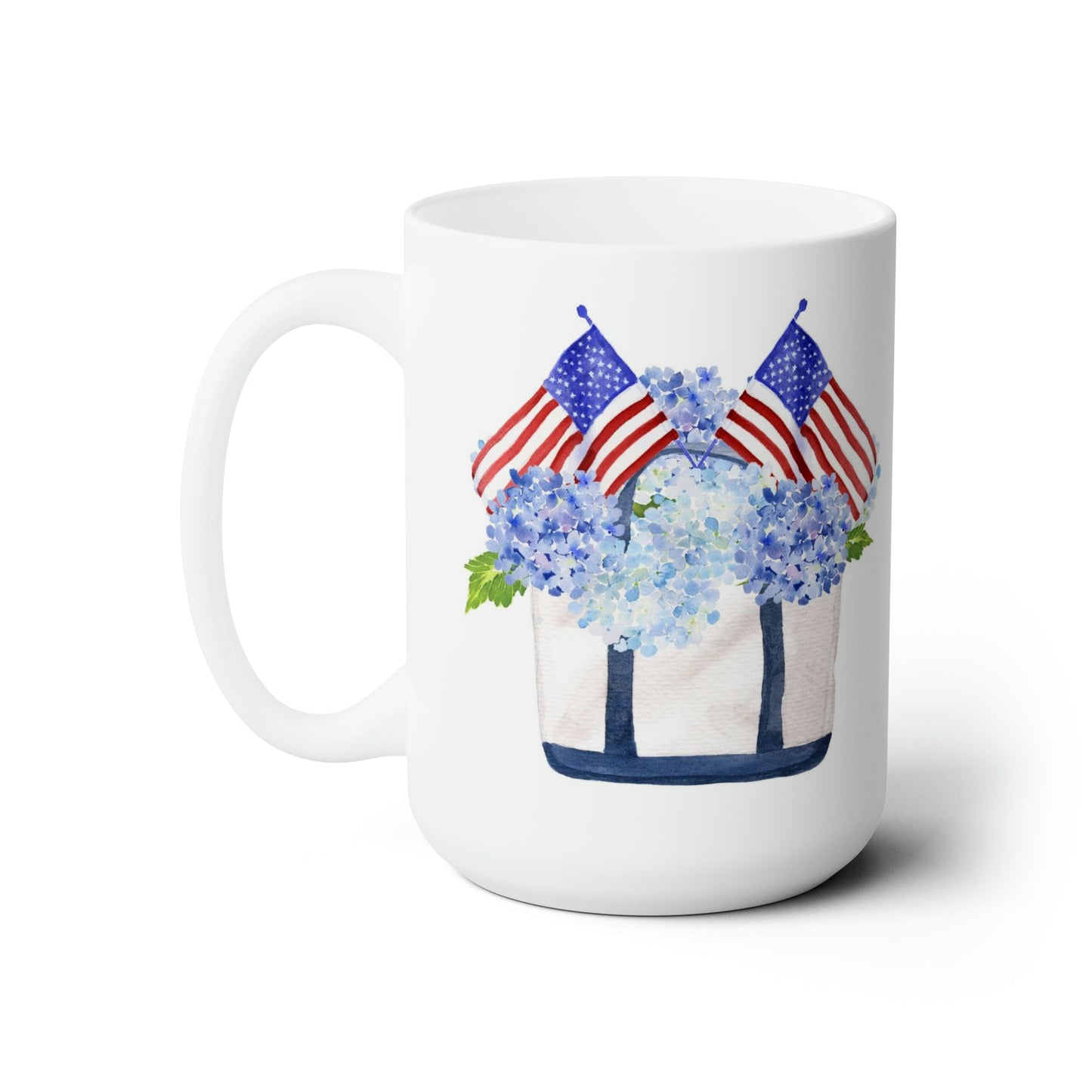 Patriotic Tote Ceramic Mug