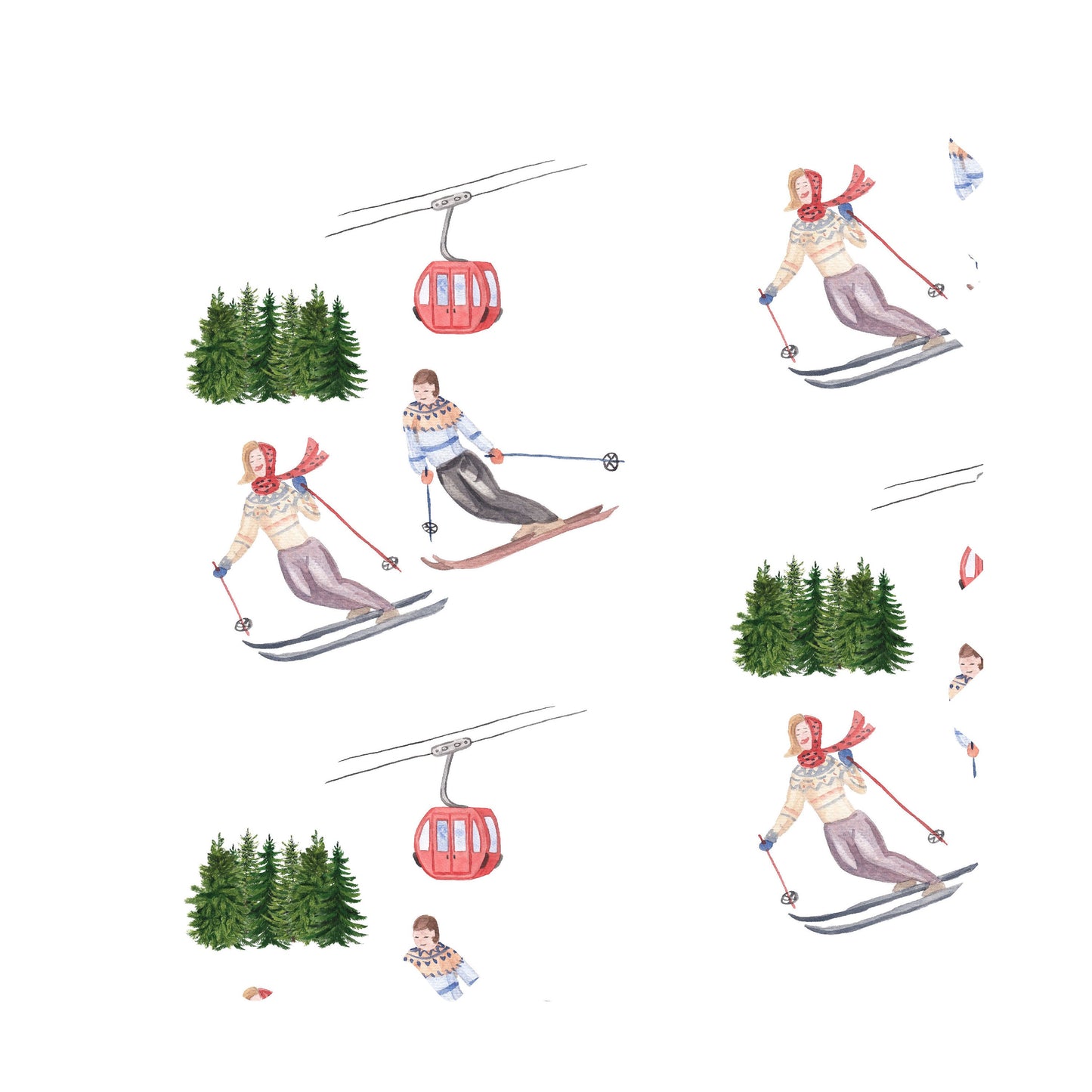 Ski You Later Luxury Gift Wrap - Available in 2 Colors