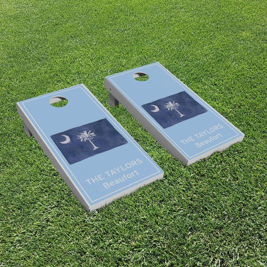 Luxury Personalized South Carolina Flag Eco-Friendly Cornhole Boards - A Perfect Gift!