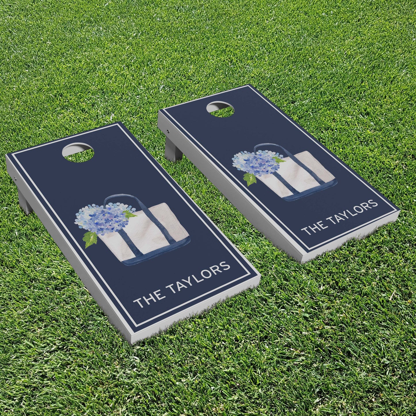 Luxury Personalized Summer Tote Cornhole Boards - A Perfect Gift!