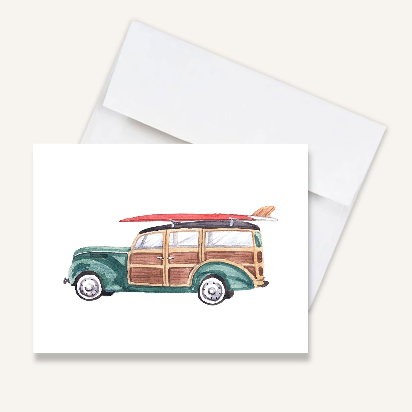 Higgins Beach Woody Folded Notecards