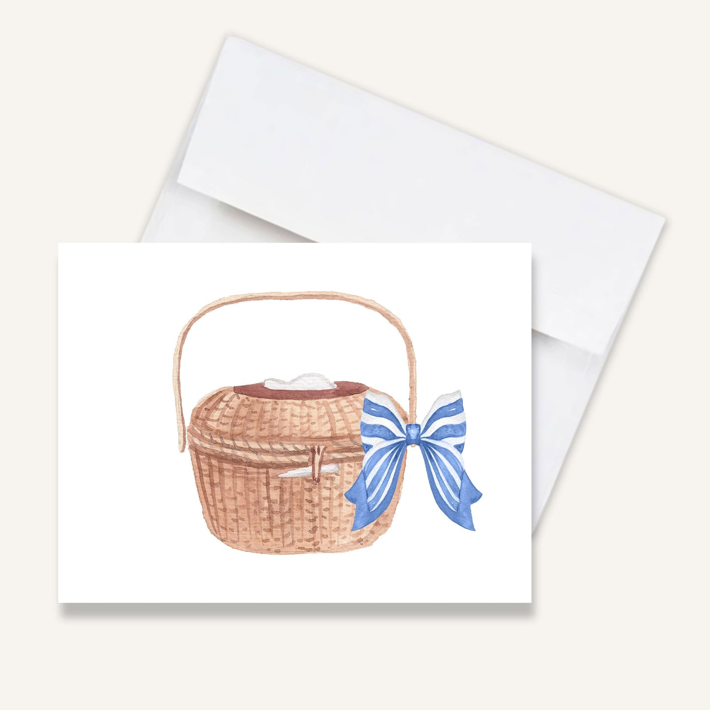 Nantucket Basket Folded Notecards