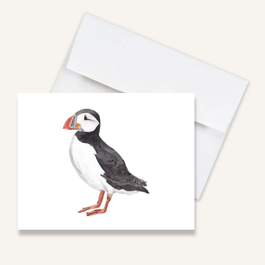 Bar Harbor Puffin Folded Notecards