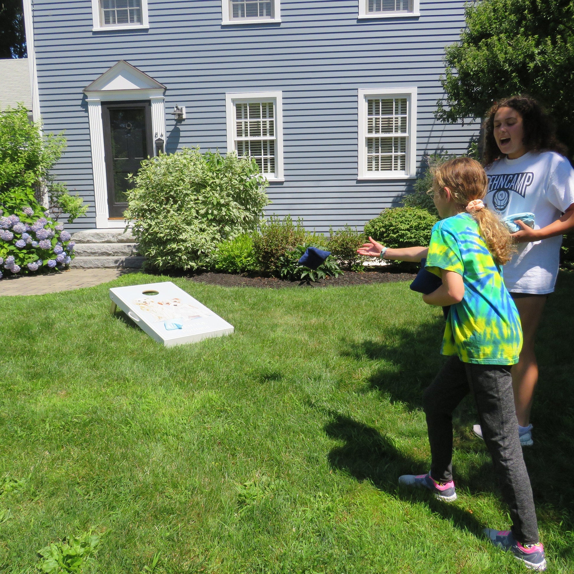 Luxury Personalized Cornhole Boards - Block Island - A Perfect Wedding Or Shower Gift!